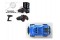 2.4G1:16 4 channels RC off road car (4WD, light, tires (wear-resistant), high speed car, battery included (7.4V1200 mAh lithium battery, USB PROTECTIVE CABLE), black/blue)
