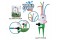 tool set(garden)(water spray,water outlet pipe(4 Pcs),unicorn,sprinkler,outdoor series)