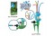 tool set(garden)(water spray,water outlet pipe(4 Pcs),hippocampal,sprinkler,outdoor series)