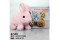 electric powered plushtoy(walking,sound,AA battery(2 Pcs,no battery included),rabbit,pink)