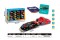 ejection car(pull back car(15 Pcs,metal),bullet shooting device,card,random car model,random color)