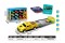 ejection car(pull back car(10 Pcs,metal),bullet shooting device,card,random car model,random color)