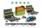 pull back toy set(metal car(24 Pcs),container,accessories,random car model,random color)