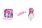 solid barbie(doll)(6 inch,drummer,drum kit,drum stick,small size)
