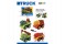 plastic assembly toys(DIY,manual,car(dinosaur,crane,excavator,transporter,timber truck),screwdriver,educational series,4 styles mixed)