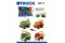 plastic assembly toys(DIY,manual,car(dinosaur,crane,sprinkler,ladder truck,excavator,4 PCS),screwdriver,educational series)