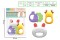 Baby Rattle,Peacock, rabbit, deer 3 pcs