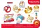 PLASTIC TEETHER ,5 pcs