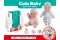 empty-body doll(9 inch,INTEGRATED CIRCUIT (IC)(4 SOUNDS),AG13 BUTTON CELL(2 Pcs,battery included),boy,vinyl material(head),empty body(body,hands and feet),bottle of milk，2 styles mixed)
