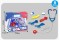 doctor set(portable box,stethoscope,syringes,scissors,medicine pills,accessories,8 Pcs,blue)