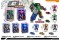 transform robot(5 in 1,car,alloy material,5 styles mixed)