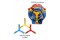 fly disk(whistle,solid color,3 colors mixed)