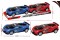 friction car set/construction vehicle(2 Pcs,racing car,new Bugatti,red,blue)